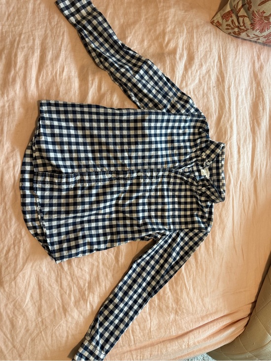 Crewcuts Other - Crewcuts Blue and White Gingham Button-Down Shirt